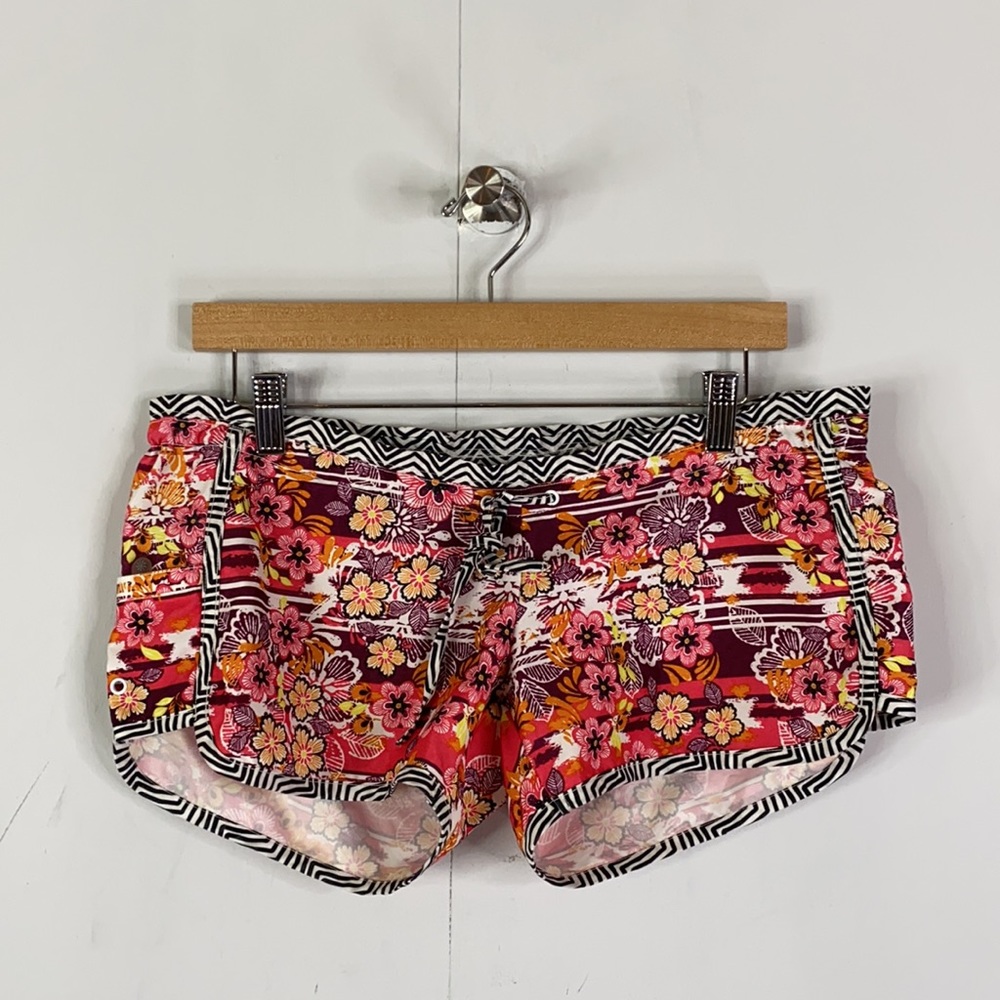 Athleta Floral Hipster Swim Shorts